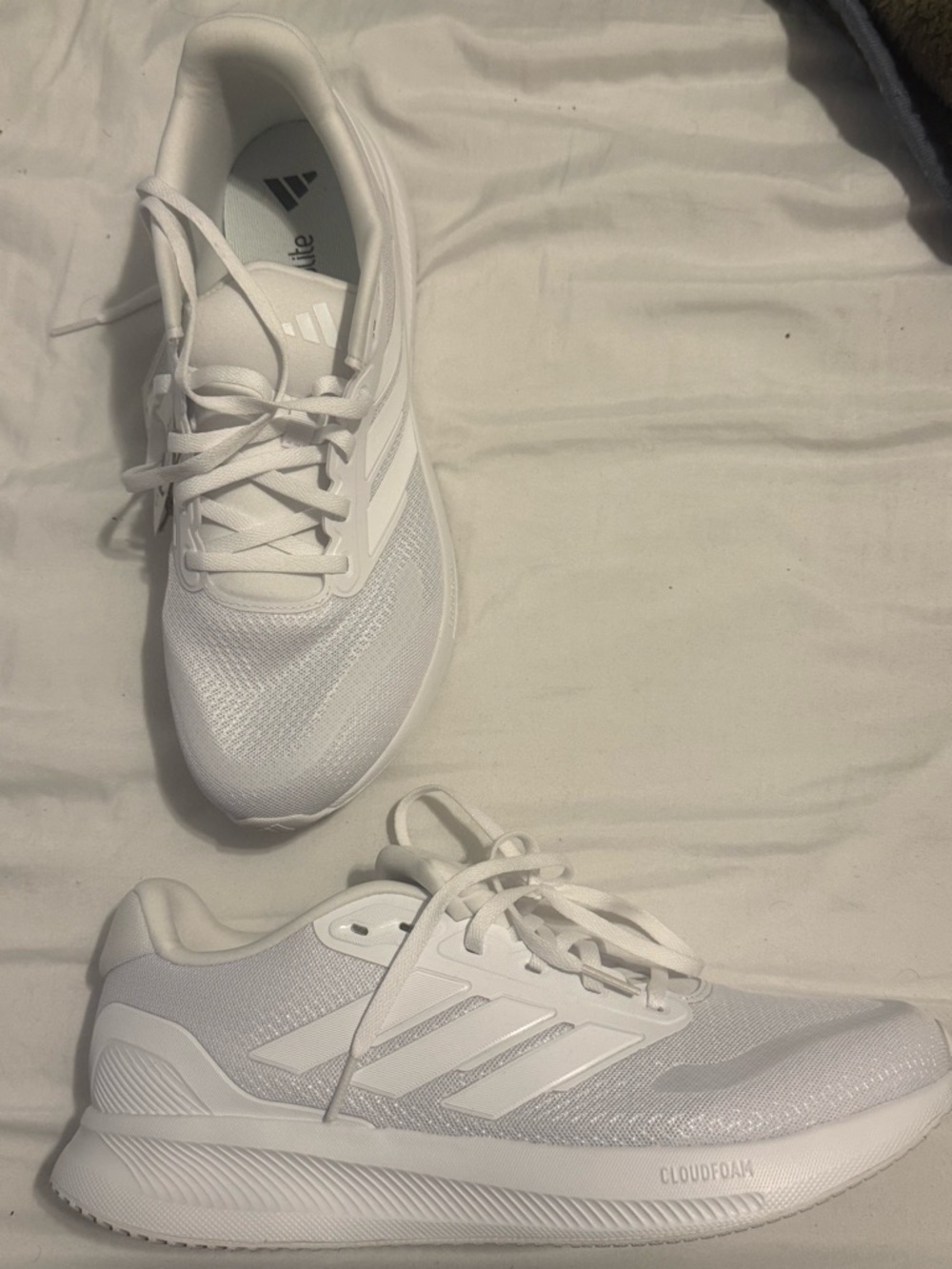 Adidas White Cloudfoam Runfalcon